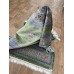 Иранский ковер QUM Silk 10009 Зеленый - фото №5